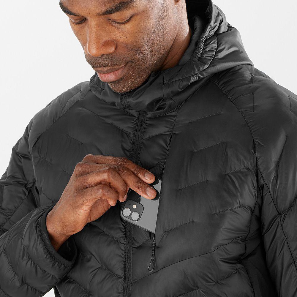 Chaqueta Hombre Outline Primaloft Hdy M Deep Black Salomon-6