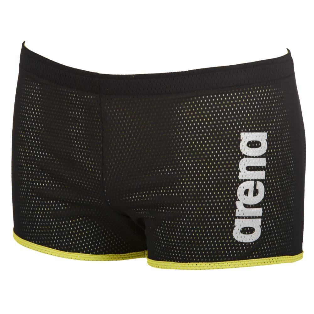 Short Hombre Entrenamiento Square Cut Negro Arena-2