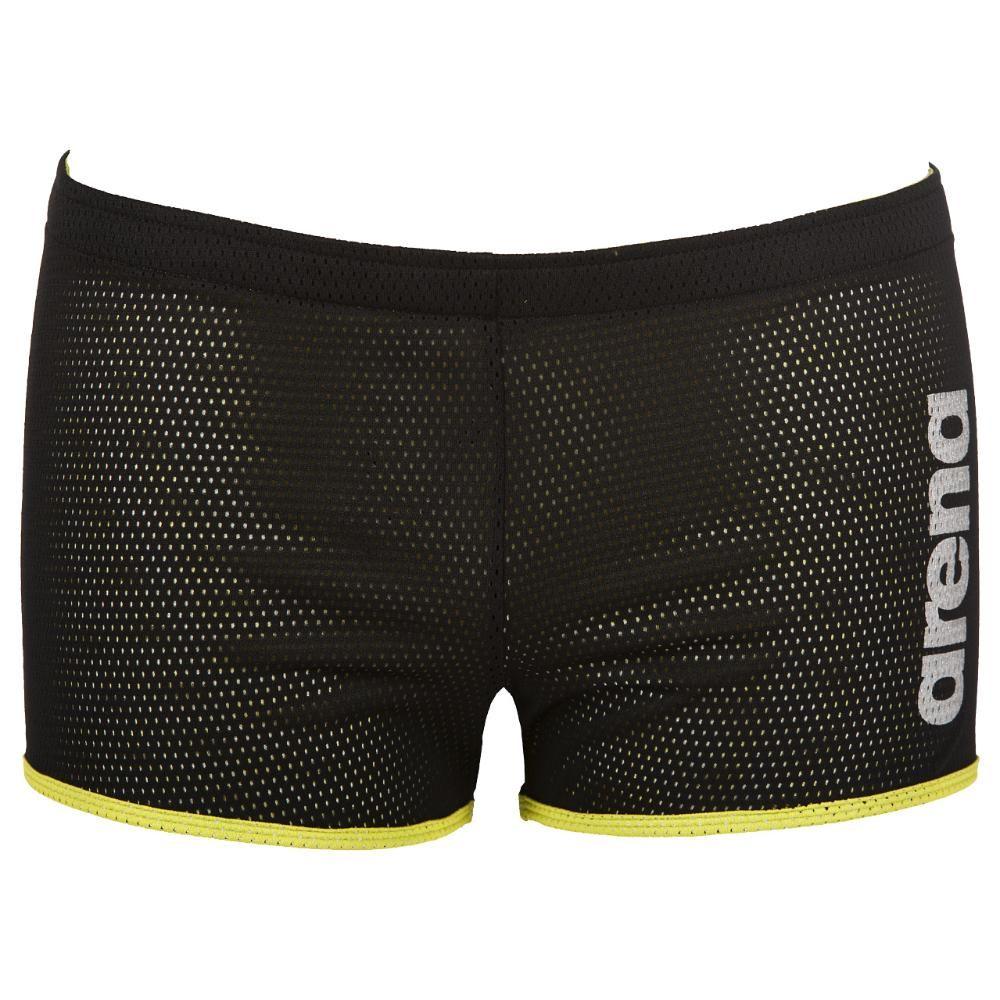 Short Hombre Entrenamiento Square Cut Negro Arena-3