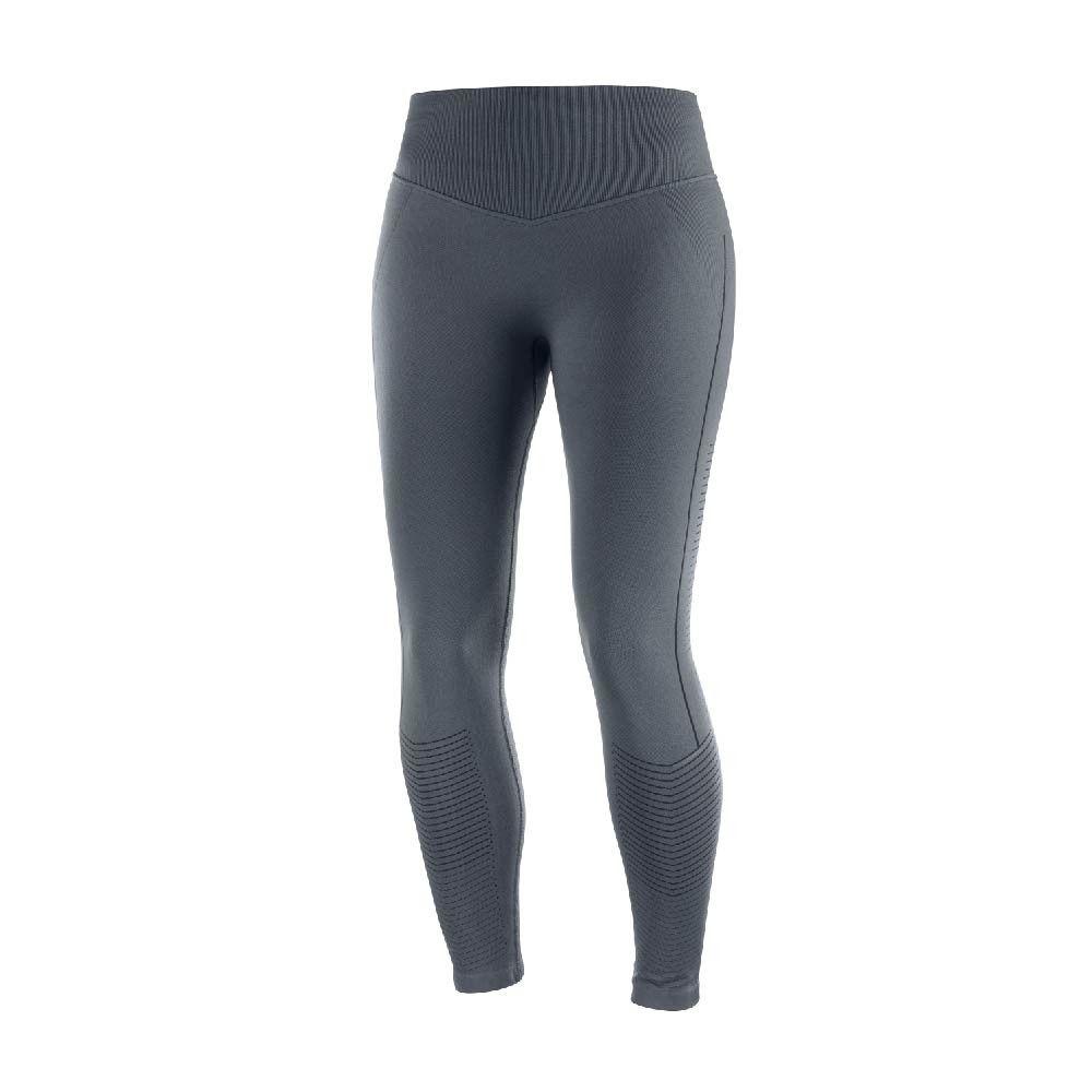 Calzas Mujer Elevate Move On Gris Salomon-0