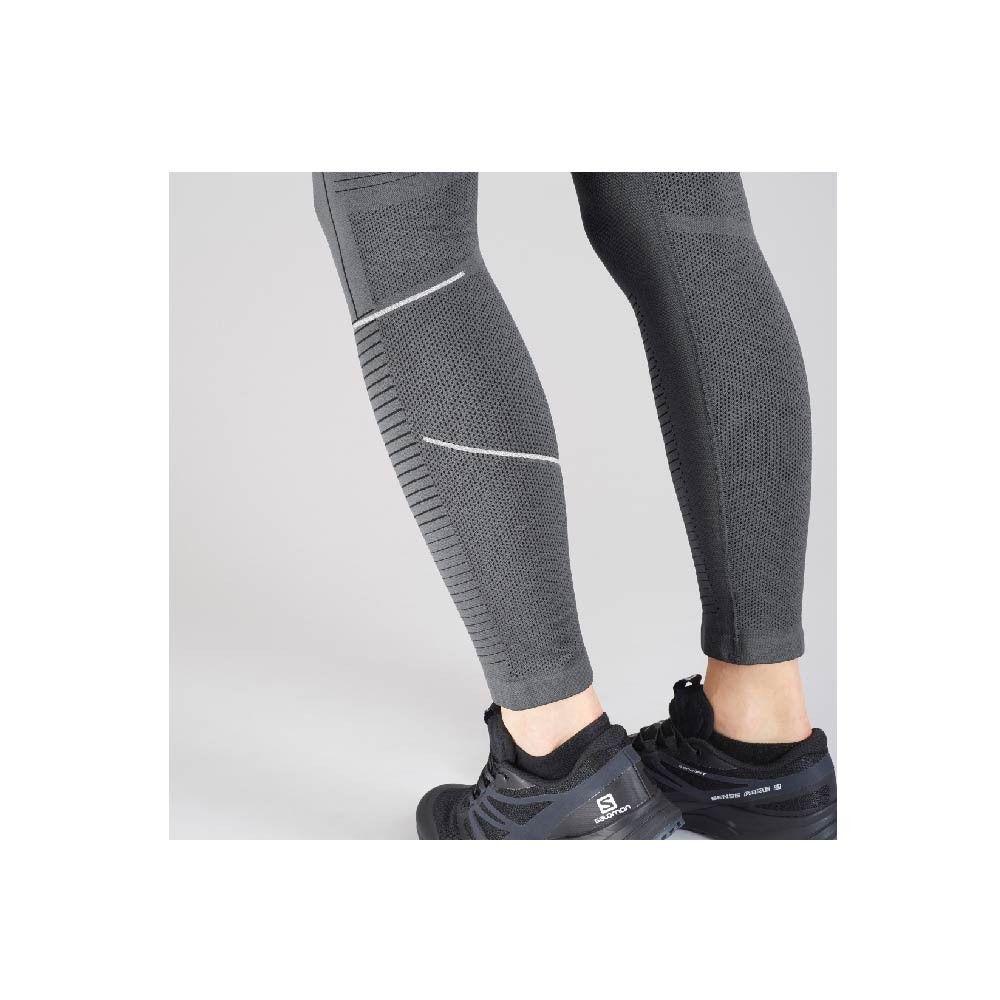 Calzas Mujer Elevate Move On Gris Salomon-3
