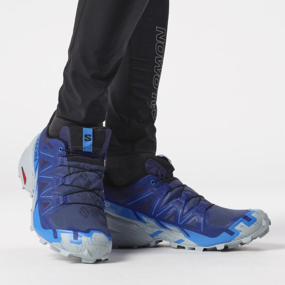 Zapatilla Hombre Speedcross 6 Gtx Azul Salomon-1