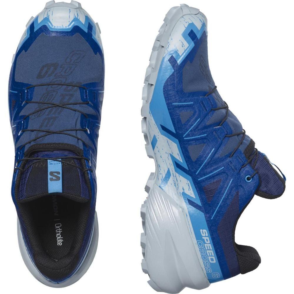 Zapatilla Hombre Speedcross 6 Gtx Azul Salomon-4