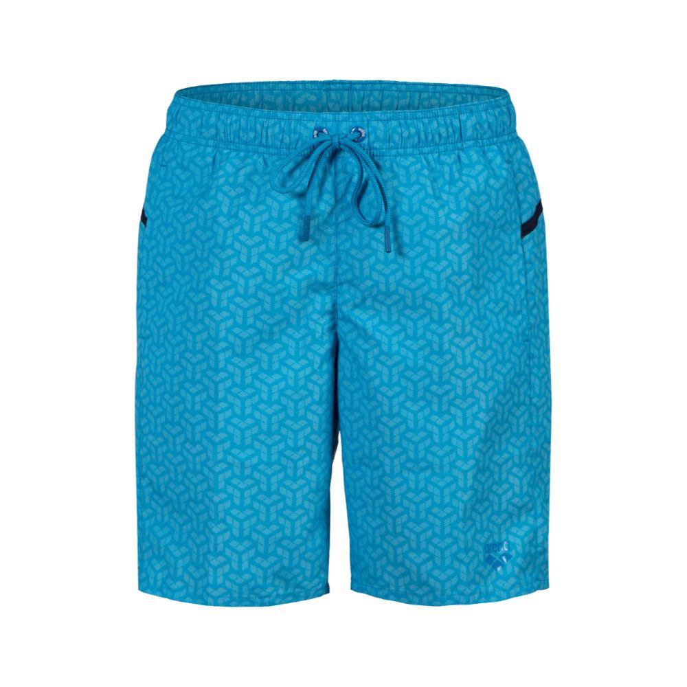 Short Playa Hombre Pro_File Print Azul Arena-0