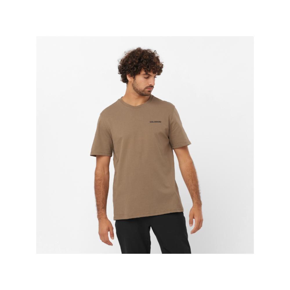 Polera Hombre Graphic Beige Salomon-1