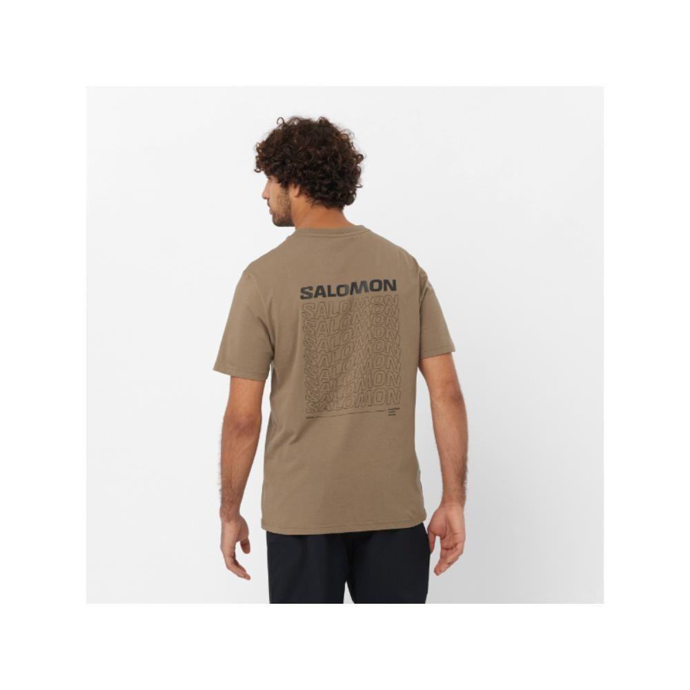 Polera Hombre Graphic Beige Salomon-2