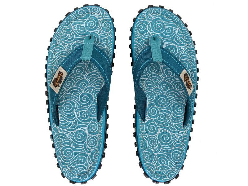 Sandalia Mujer Íslander Flip-Flop Azul Gumbies-0