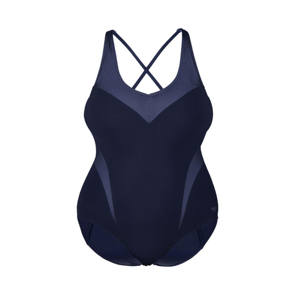 Traje De Baño De Una Pieza Mujer Isabel Light Plus  Azul Arena-3