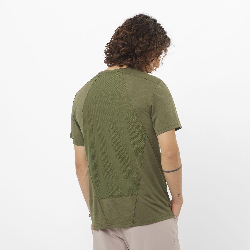 Polera Hombre Outline Ss Tee M Ve Salomon-1