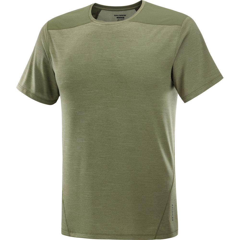Polera Hombre Outline Ss Tee M Ve Salomon-2