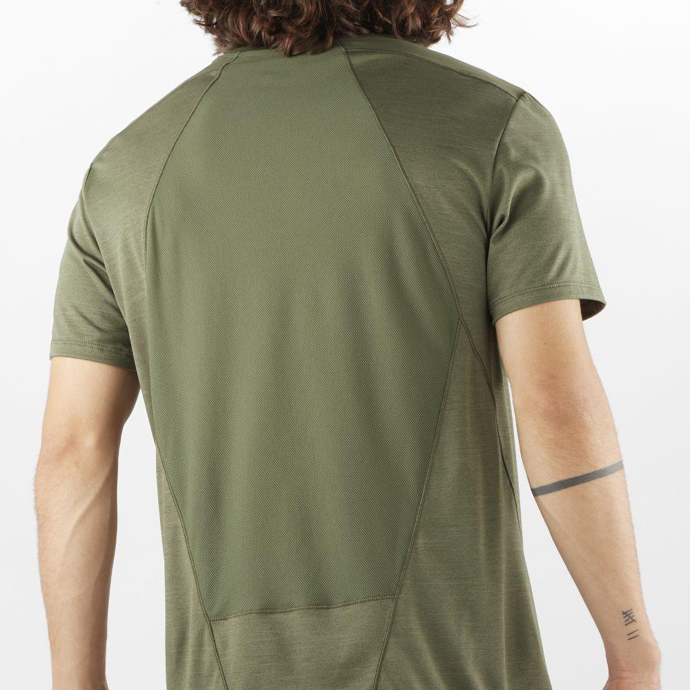 Polera Hombre Outline Ss Tee M Ve Salomon-3