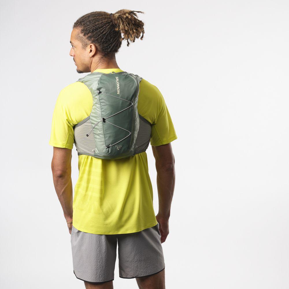 Mochilas Trail Running Active Skin 8 Gris Salomon-3
