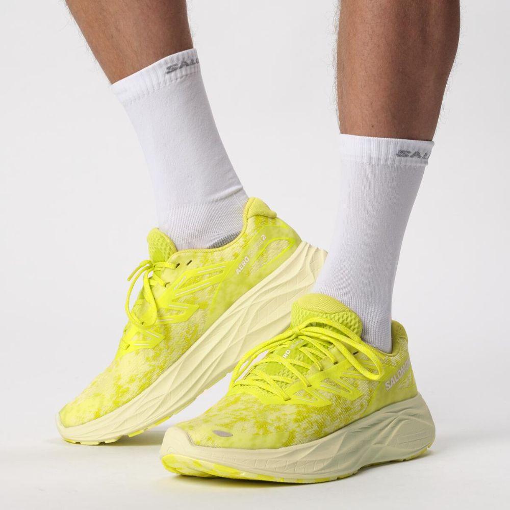 Zapatilla Hombre Aero Glide 2 Amarillo Salomon-3