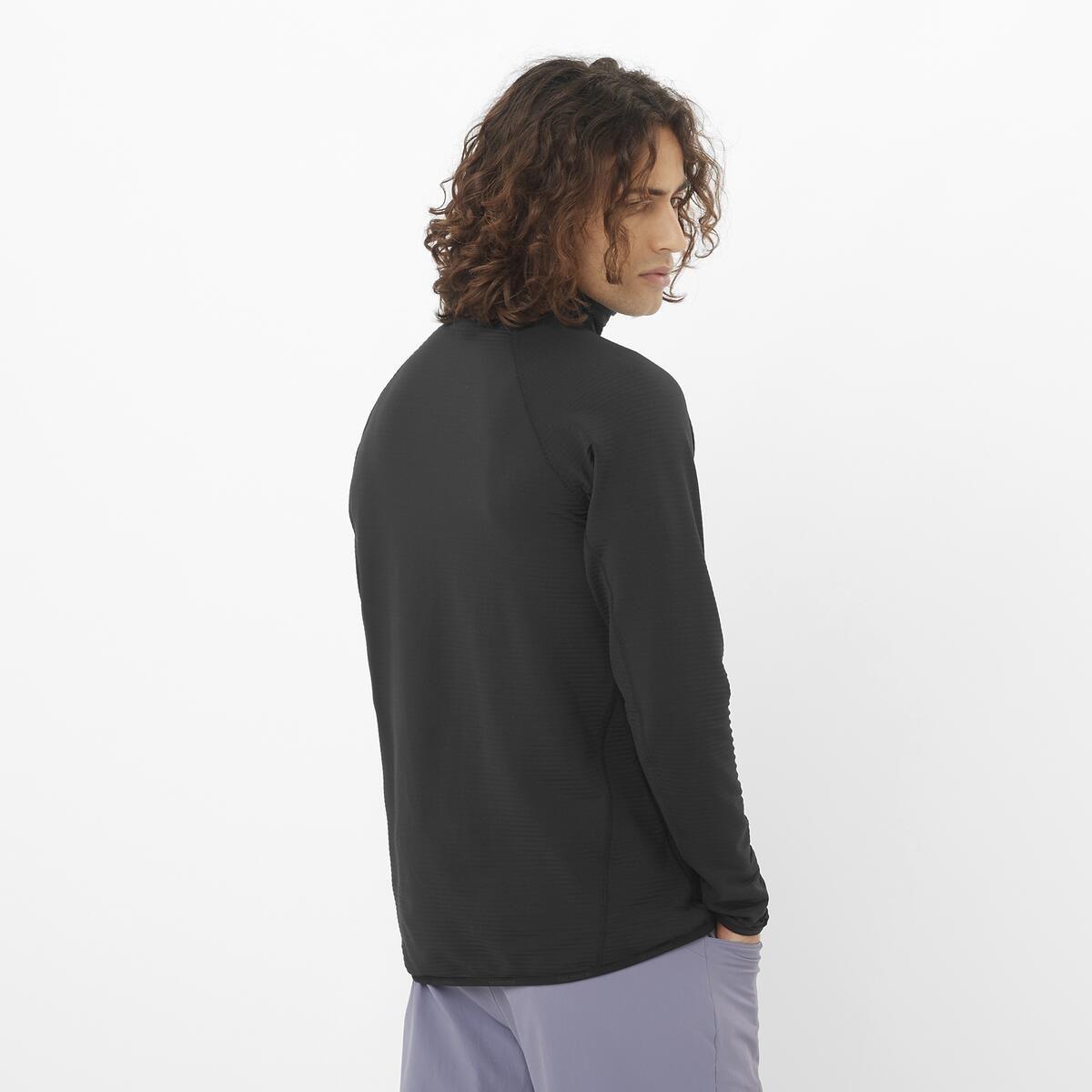 Poleron Hombre Essential Lt Hz M Ne Salomon-1
