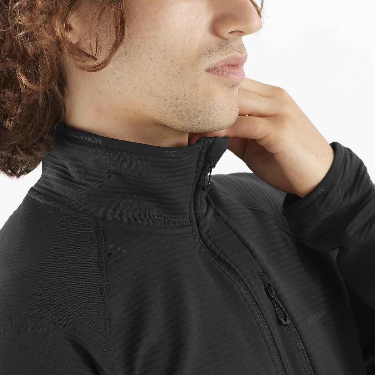 Poleron Hombre Essential Lt Hz M Ne Salomon-3