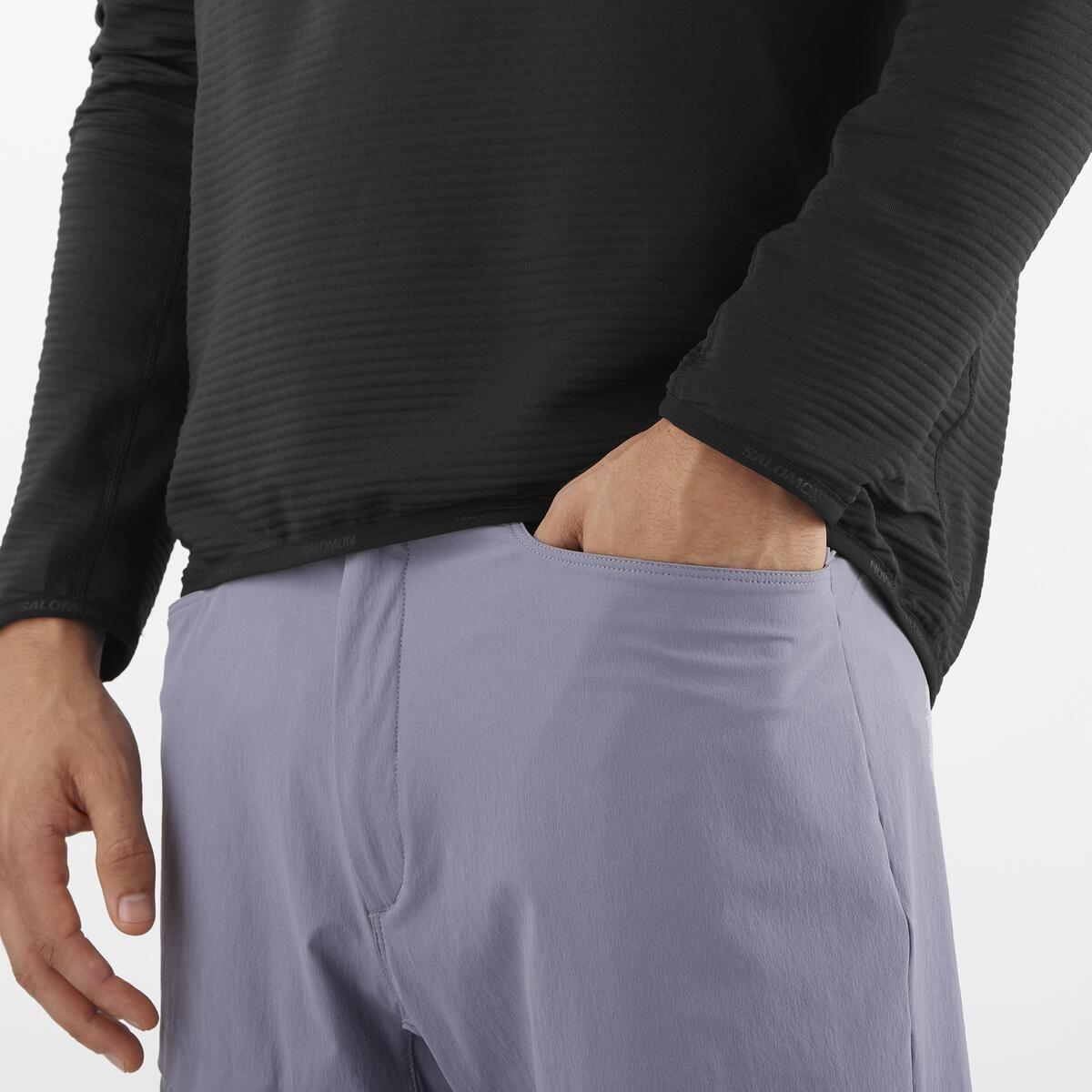 Poleron Hombre Essential Lt Hz M Ne Salomon-5