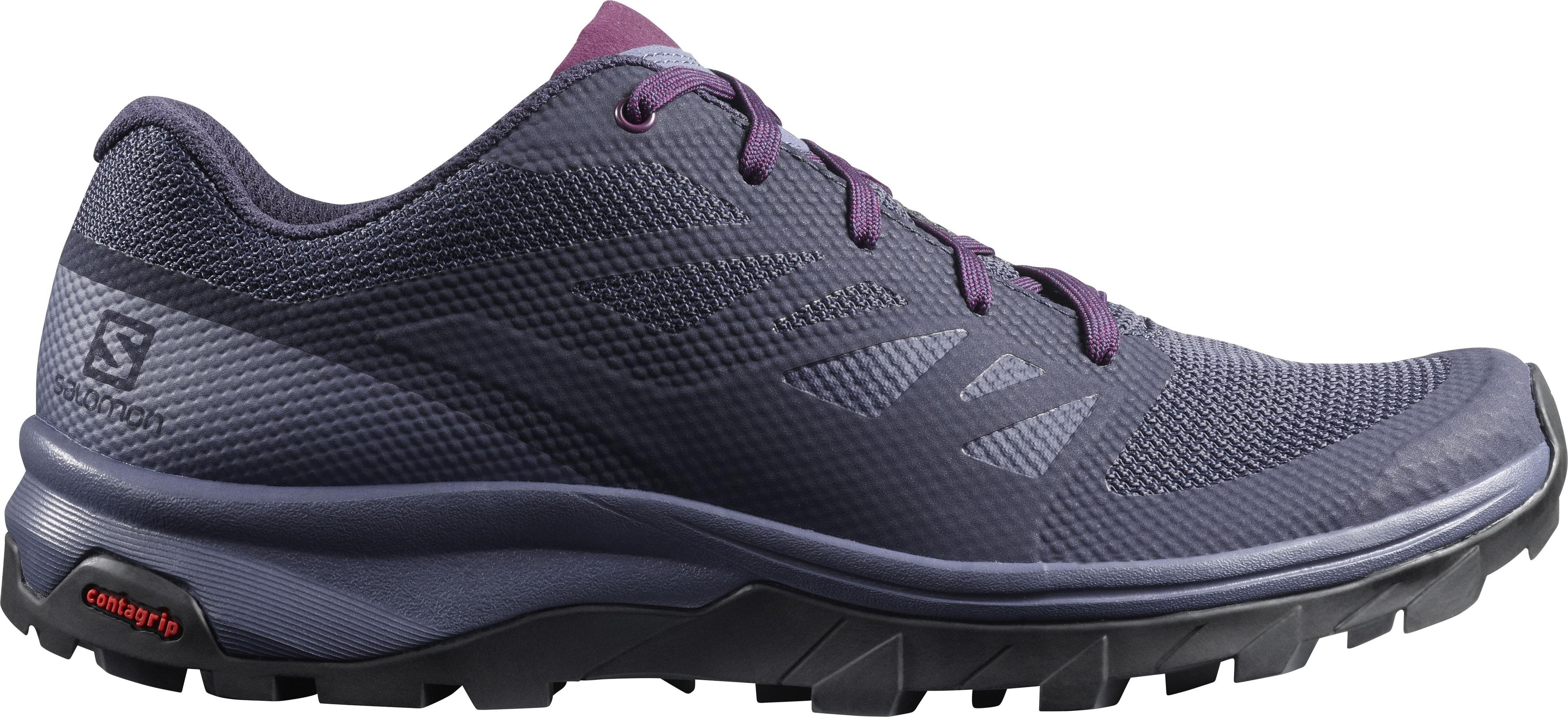 Zapatilla Mujer Outline Azul Salomon-1