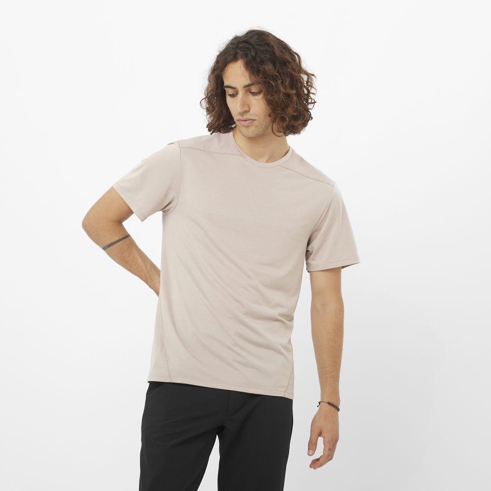 Polera Hombre Outline Ss Tee M Gr Salomon-0