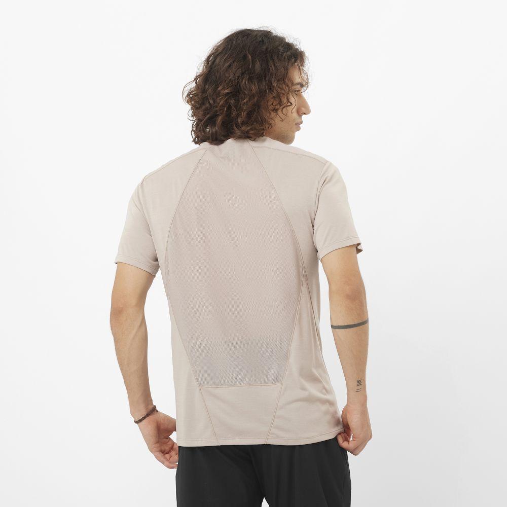 Polera Hombre Outline Ss Tee M Gr Salomon-1