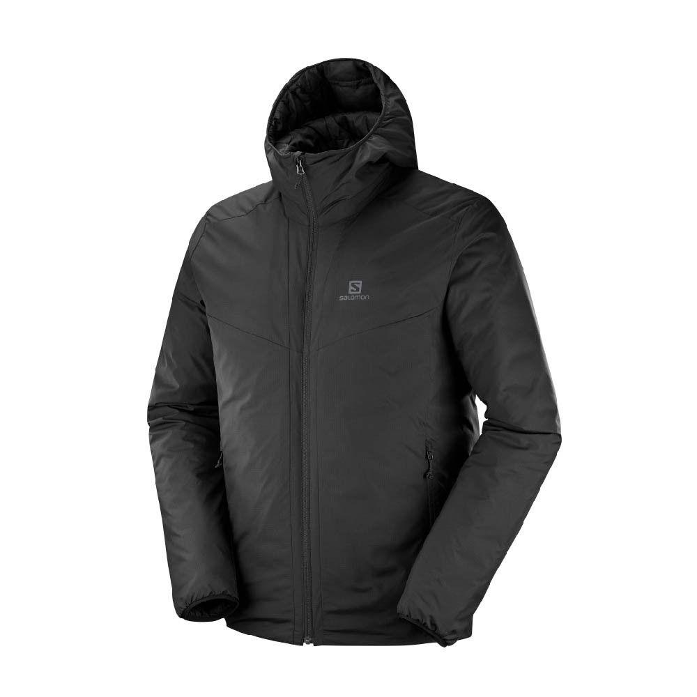 Chaqueta Hombre Drifter Loft Hoodie Negra Salomon-1