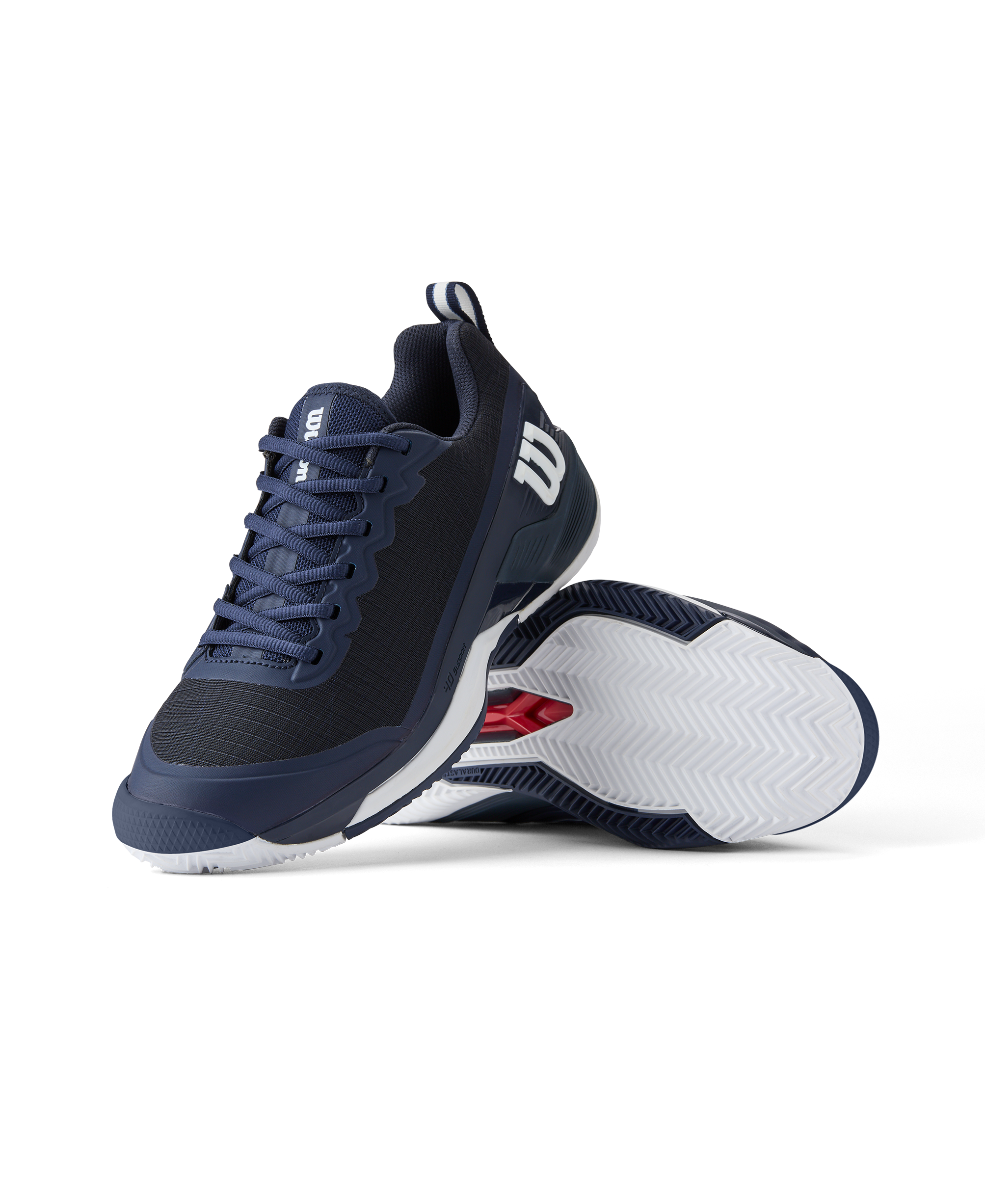 Zapatilla Rush Pro 4.5 Clay Navy Wilson-3