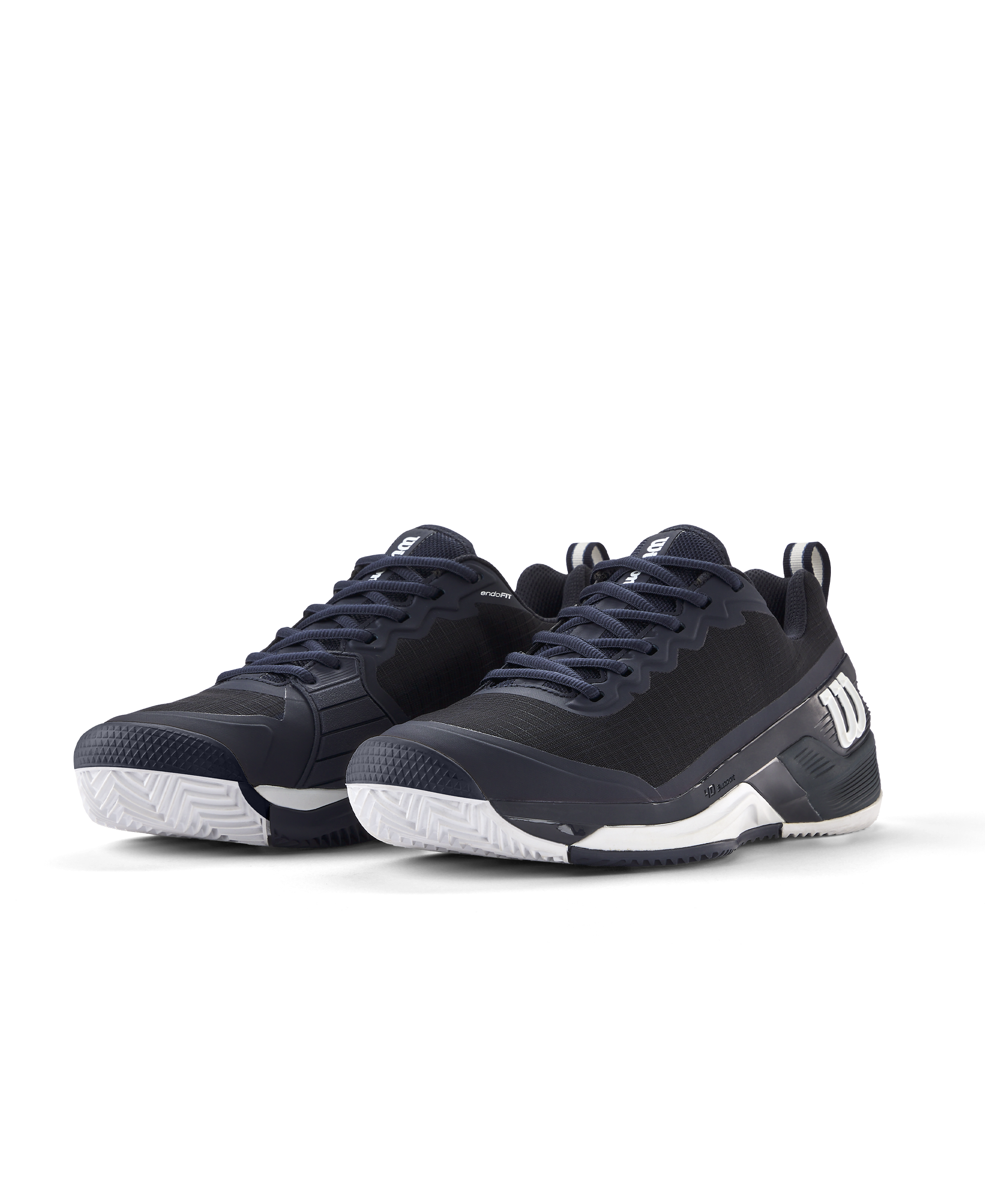 Zapatilla Rush Pro 4.5 Clay Navy Wilson-6