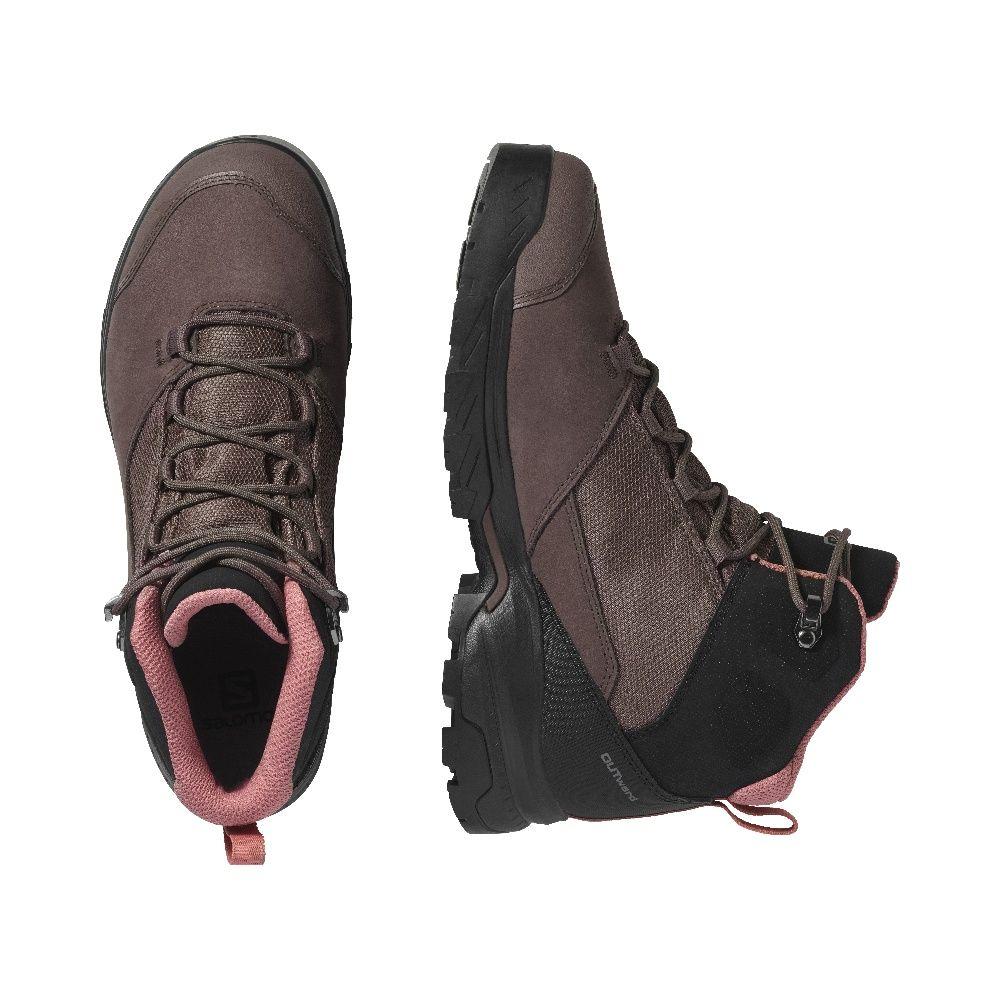 Zapatilla Mujer Outward Gore-Tex Marrón Salomon-4