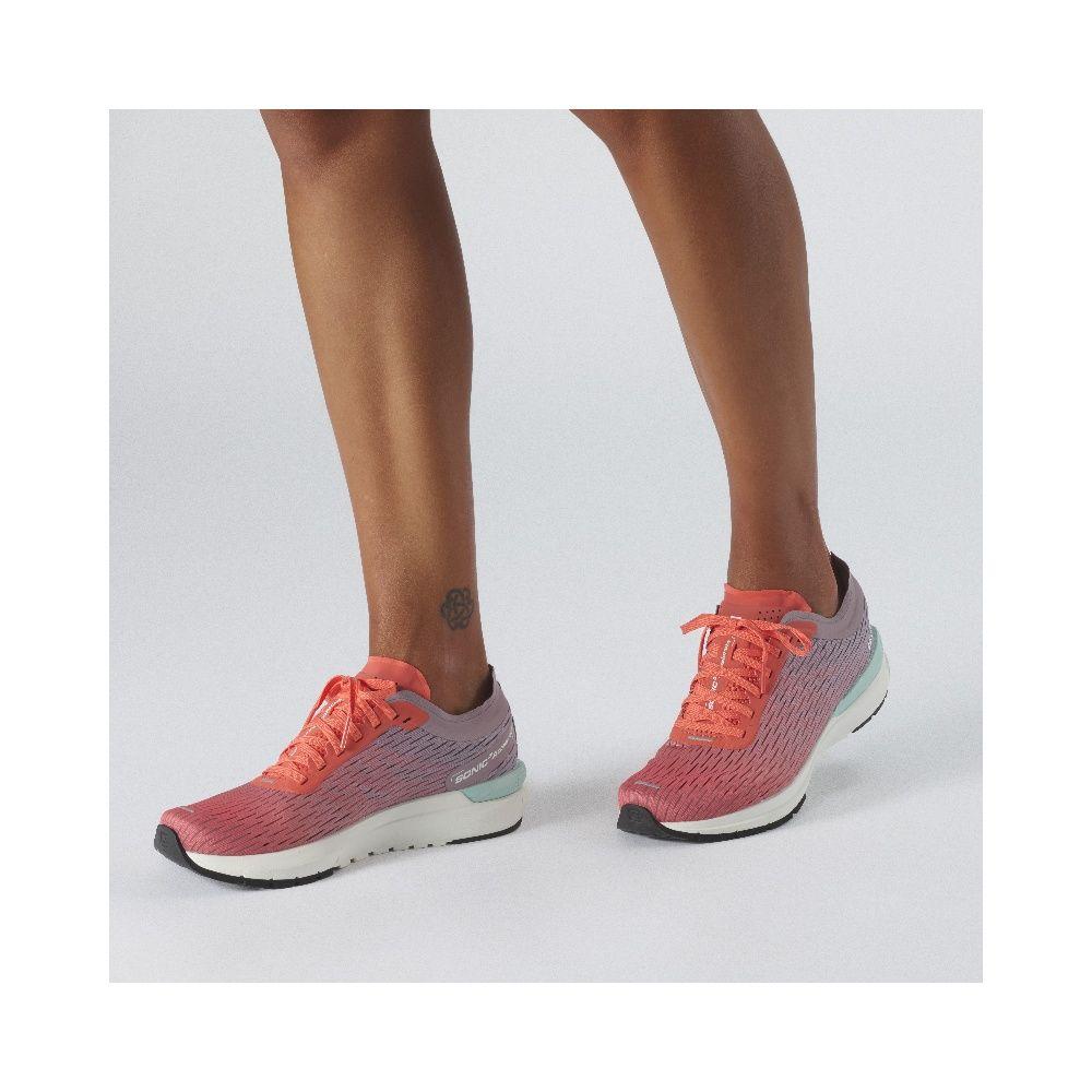 Zapatilla Mujer Sonic 3 Accelerate Naranjo Salomon-5