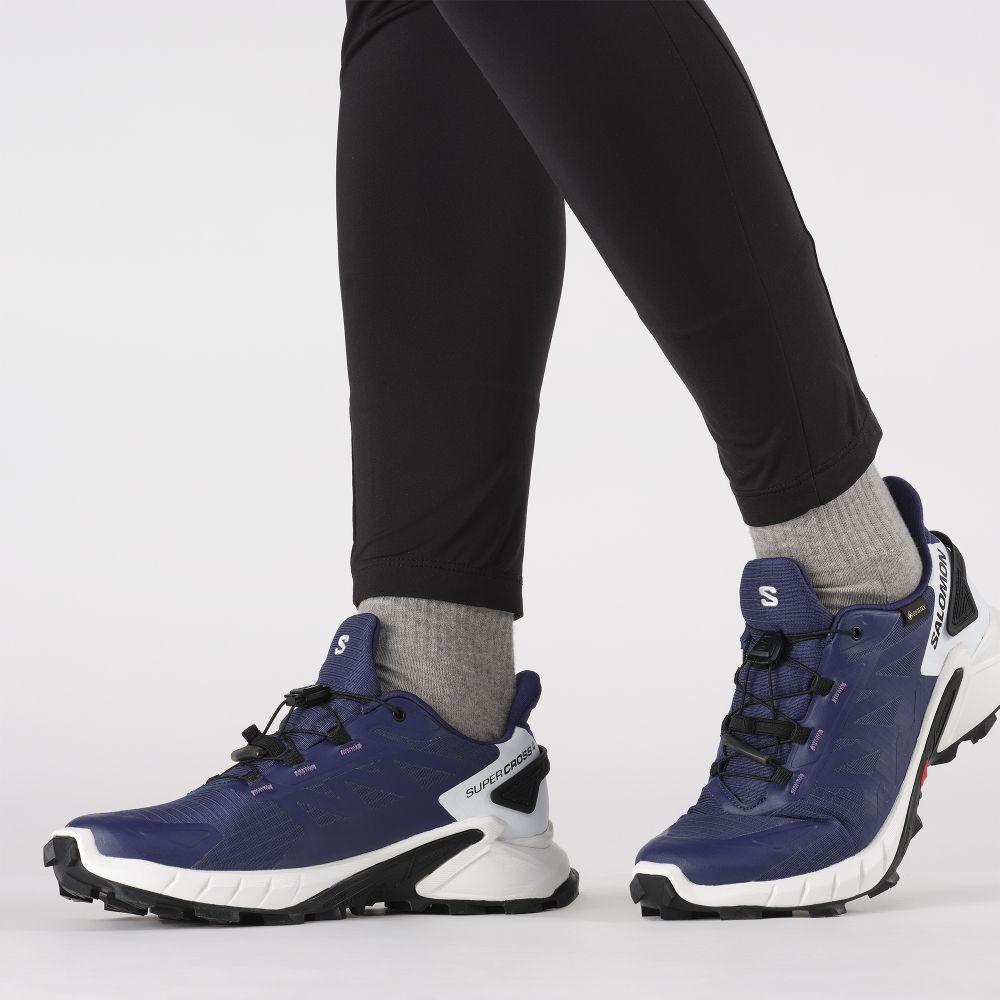 Zapatilla Mujer Supercross 4 Gtx Morado Salomon-3