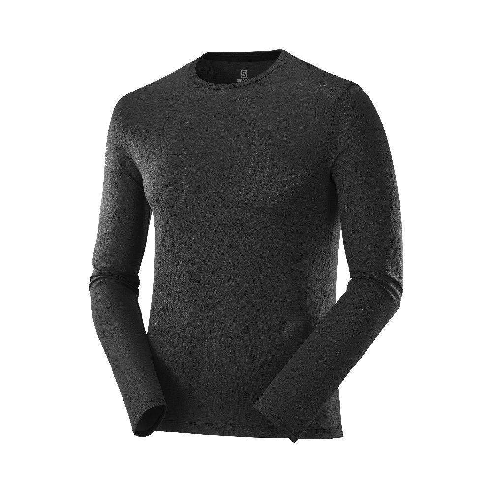 Polera Hombre Agile Negro Salomon-0