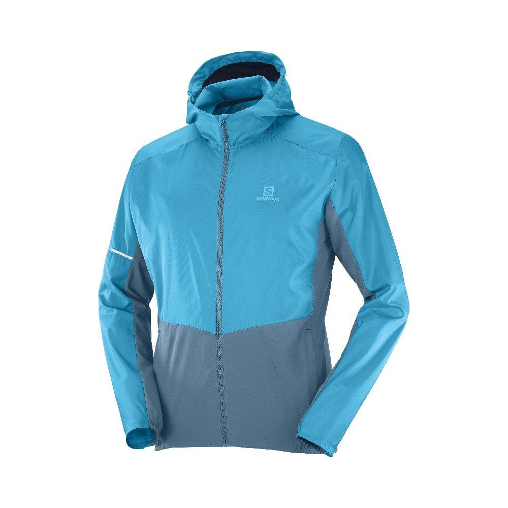 Chaqueta Hombre Agile Wind Azul Salomon-0