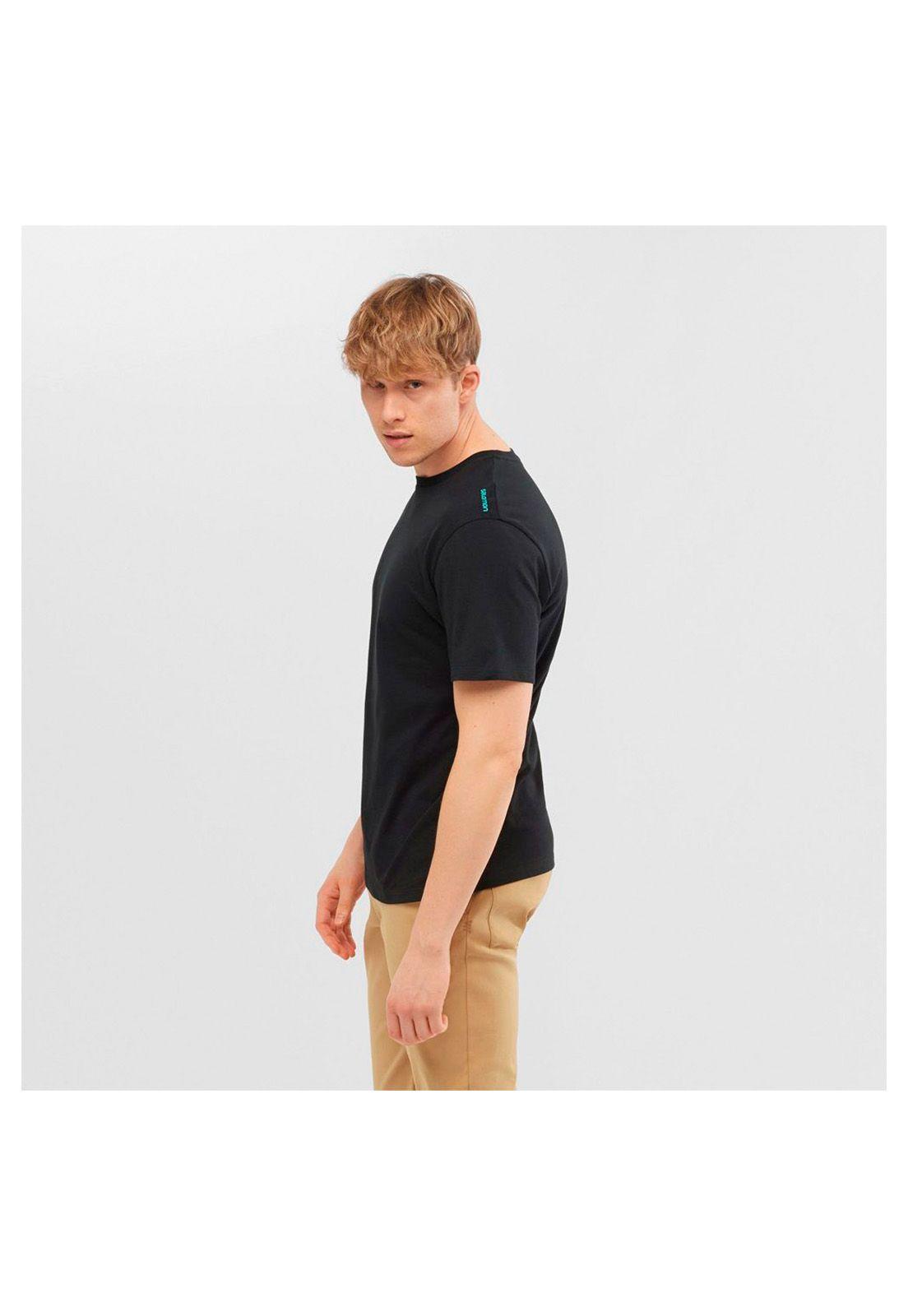 Polera Hombre Outlife Graphic Pace Azul Salomon-1