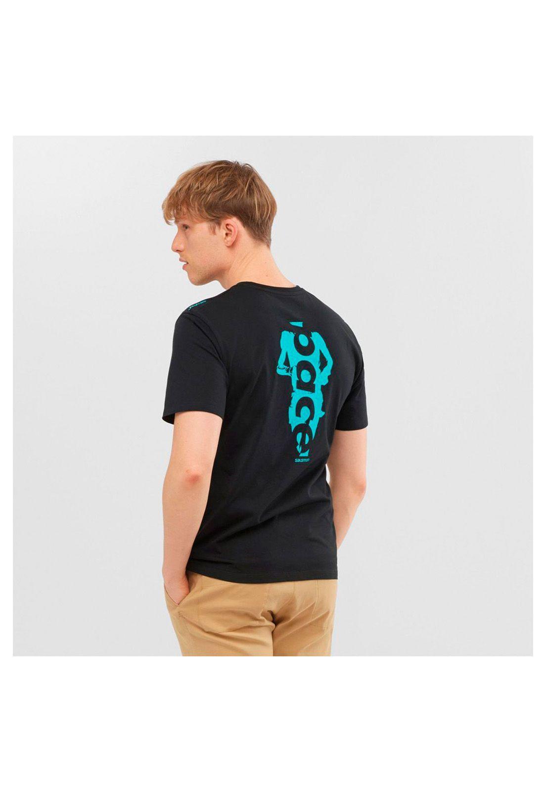 Polera Hombre Outlife Graphic Pace Azul Salomon-2