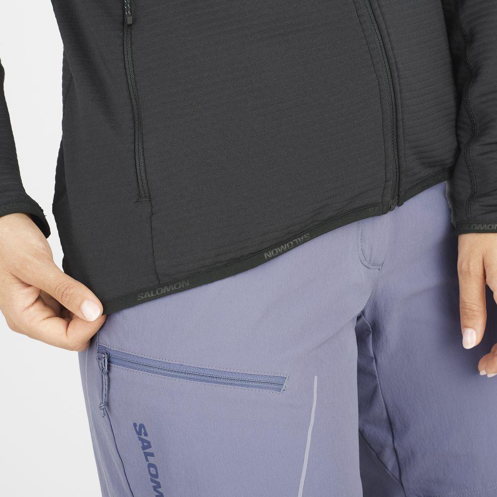 Poleron Mujer Essential Ltwarm Fz W Ne Salomon-5