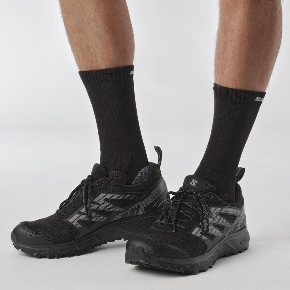 Zapatilla Hombre Wander Gtx Negro Salomon-1
