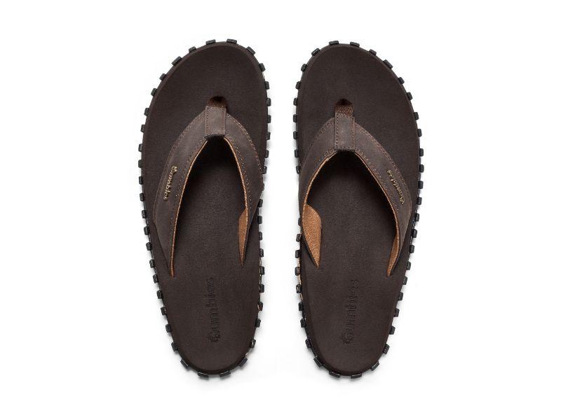 Sandalia Hombre Vegovert Flip- Flop Marron Gumbies-0