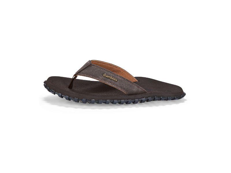 Sandalia Hombre Vegovert Flip- Flop Marron Gumbies-2
