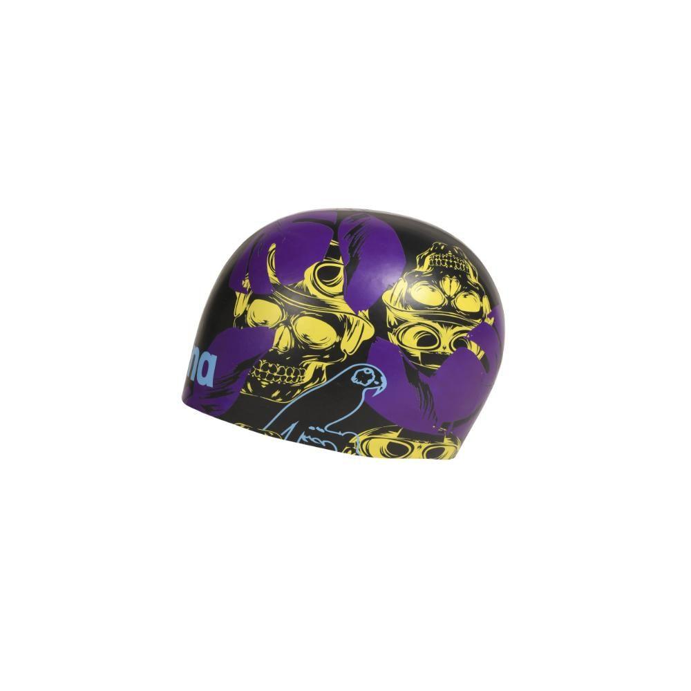 Gorro De Natación Arena Unisex Poolish Moulded Morado-3