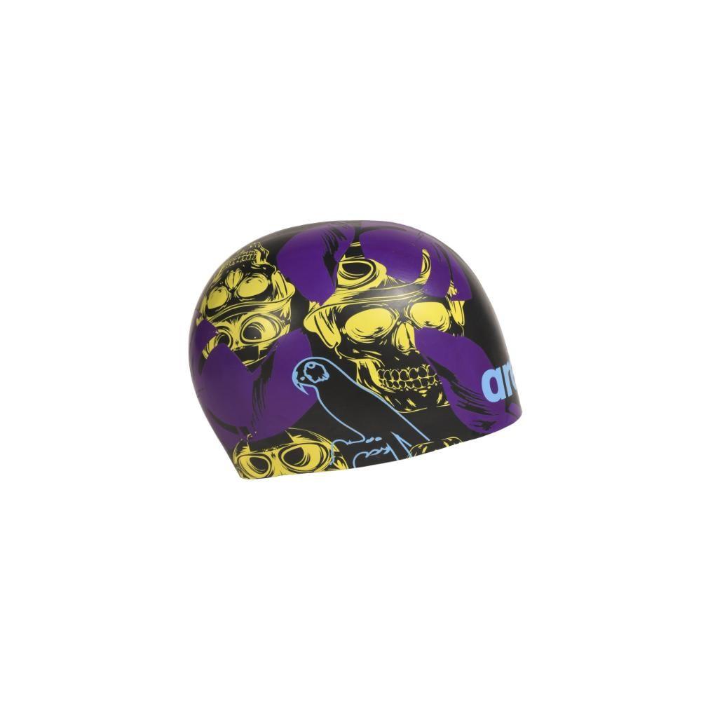 Gorro De Natación Arena Unisex Poolish Moulded Morado-4