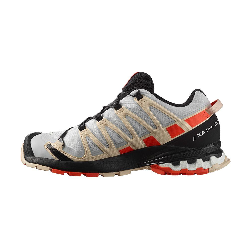 Zapatilla Mujer Xa Pro 3D V8 Gtx W Gris Salomon-1