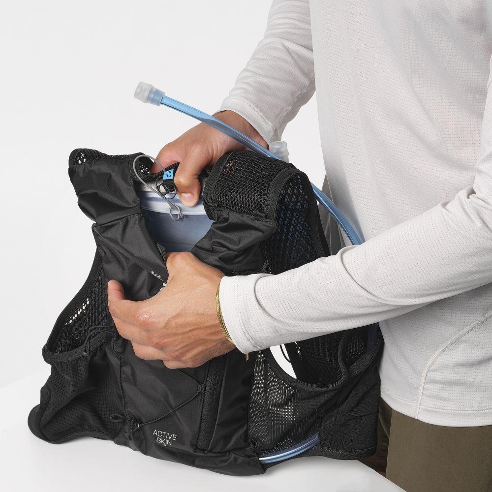 Mochilas Trail Running Active Skin 4 Rojo Salomon-4