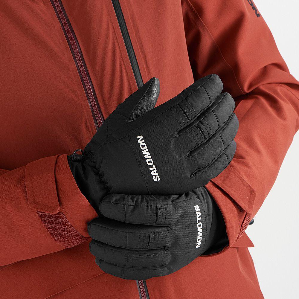 Guantes Hombre Force Goretex Negro Salomon-2