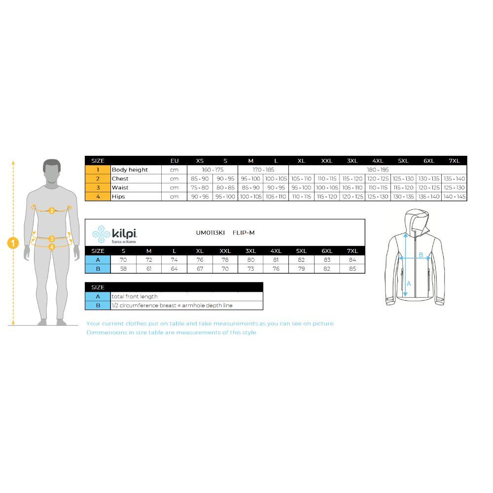 Parka Impermeable Hombre FLIP-M Gris Kilpi-2