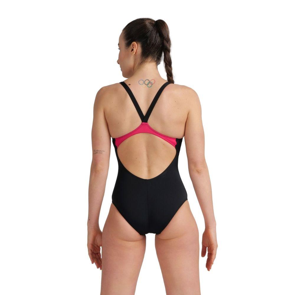 Traje De Baño Mujer Swimsuit V Back Graphic Arena-1