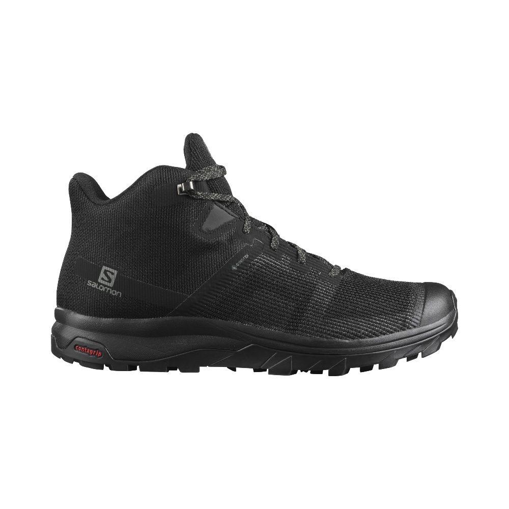 Zapatilla Hombre Outline Prism Mid GTX Negro Salomon-0