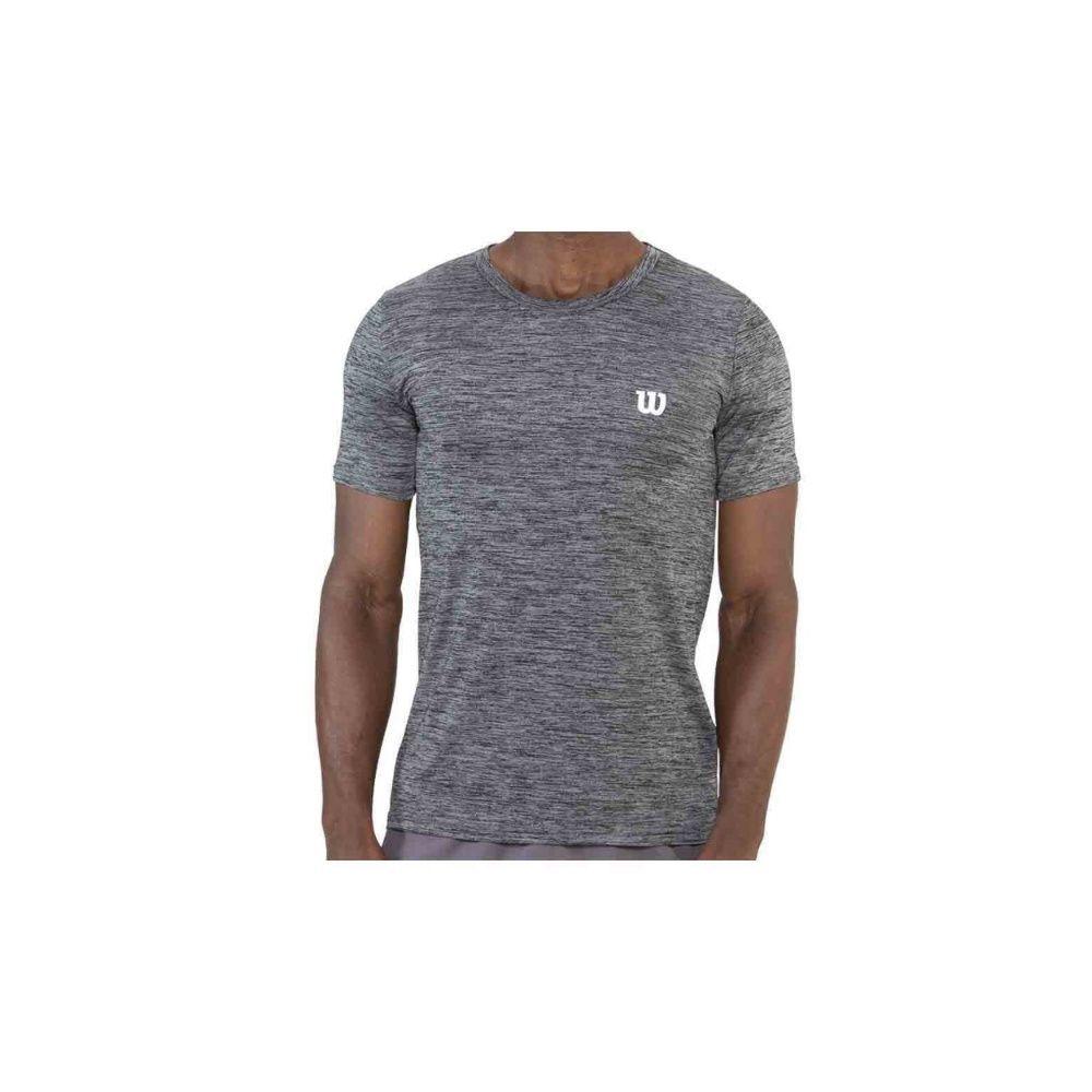 Polera Hombre Jaspeada Gris Wilson-0