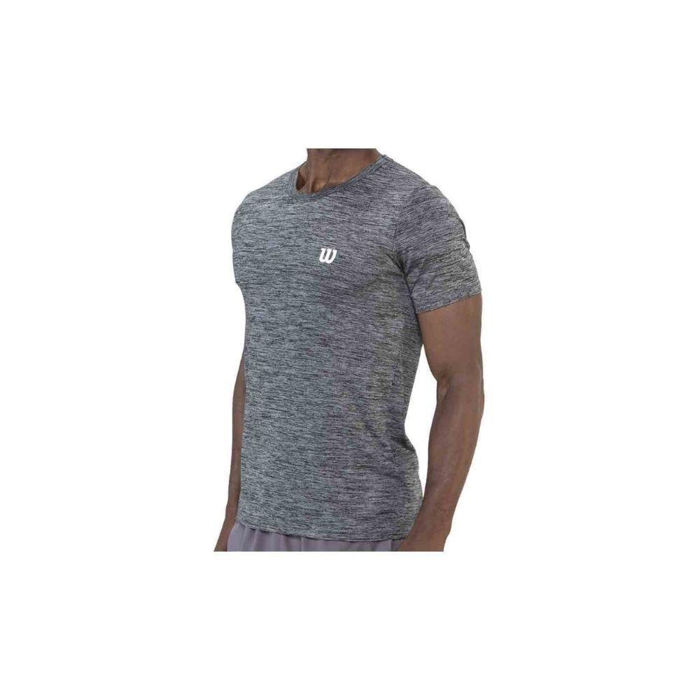 Polera Hombre Jaspeada Gris Wilson-1