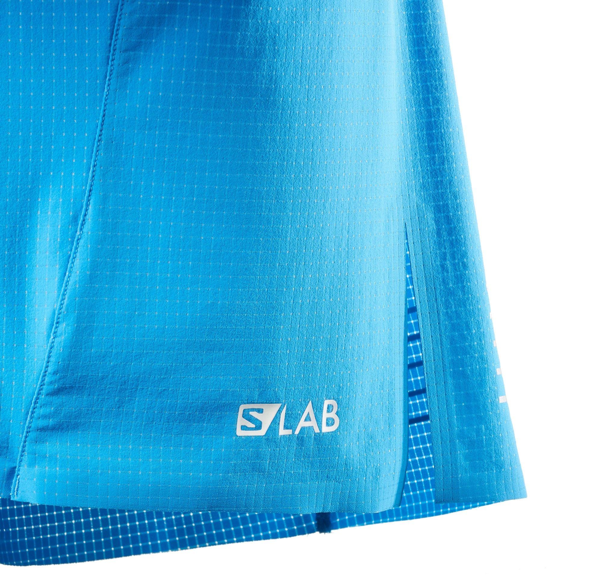 Short Hombre S-Lab 6 Azul Salomon-4