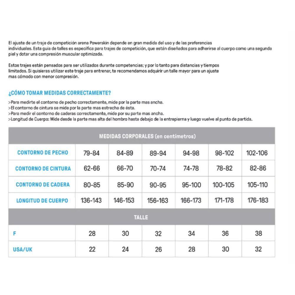 Traje De Baño Mujer Powerskin Carbon Core Fx Ob Arena-3