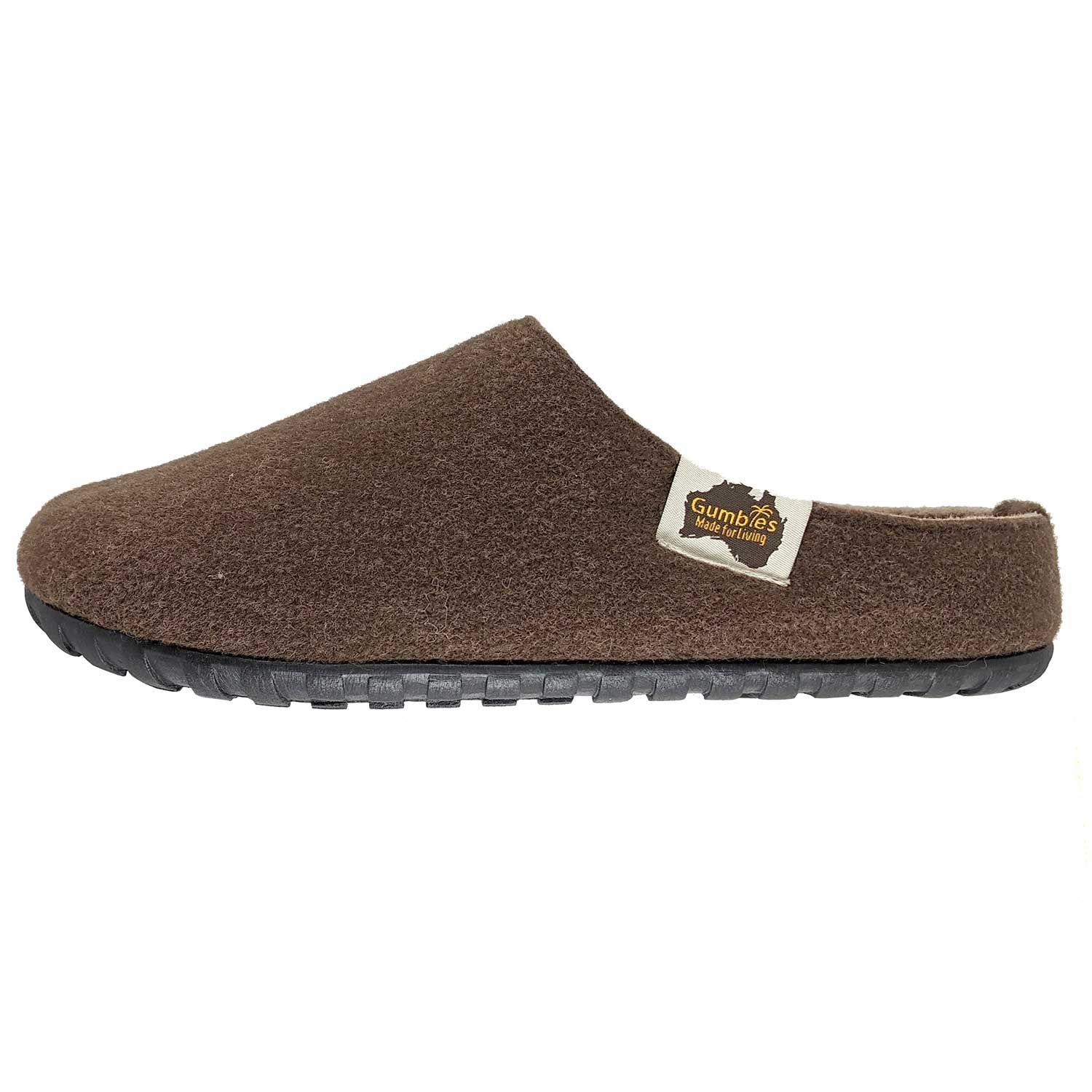 Pantufla Outback Slippers Chocolate & Cream Gumbies-2